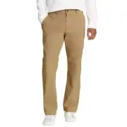NWT Eddie Bauer Men 40x30 Durable 2-Way Stretch Canvas Utility Work Pant Tan NEW