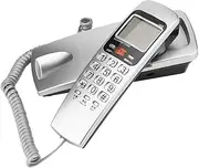 Mugast Corded Phones Landline, Wall Mountable Landline Telephone, FSK/DTMF Table/Wall Phone with ID Display with Recall Function, 30 Digits Storage, Wired Fixed Phone for Home, Office, Hotel, etc.