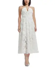 Dress the Population Briella Textured Midi Dress