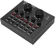 V8 Sound Card, Mini Voice Changer Support Dual Phones Live for Computer Pc Mobile Phone Sing