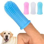 Super Soft Pet Finger Toothbrush Dog Brush Bad Breath Tartar Teeth Care Tool-yk