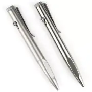 Pure Titanium Alloy Pocket Ballpoint Pen Signature Pen Metal G2 Refill