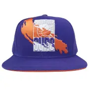Phoenix Suns Mitchell & Ness NBA Snapback Hat Cap 3D Logo Paint Art NWT