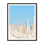 Prepared Framed Printed Wall Art - Black