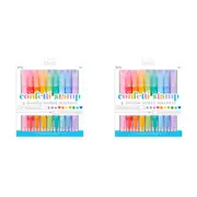 2x 9pc Ooly Double-Ended Coloured Marker Pens Art Stationery Confetti Stamp 6y+