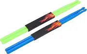 4Pcs 5A Nylon Drumsticks Tear Drop Grainy Handle Non Slip for Students Beginners
