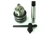 13mm Woodturners Drill Chuck with MT2 Morse Taper Arbor and Chuck Key. M0277