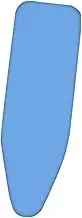 yuksok Ironing Board Cover Ironing Board Cover and Pad Heat Resistant Household Replacement Firm Breathable with Padding Cotton, Blue, for Lengthened Board