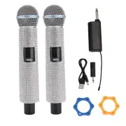 Handheld Dynamic Microphone Karaoke Mic with Rechargeable Receiver for1605