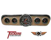 65-66 Ford Mustang Velocity Black Ultimate Gauges Classic Instruments MU65VSB35