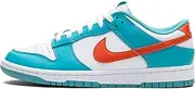 [Nike] Men's Dunk Low Retro Trainers, White Cosmic Clay Dusty Cactus, 4 US