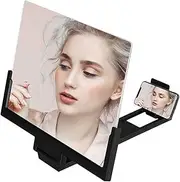 Mobile Phone Screen Glass, 3D HD Mobile Phone Screen Glass, Movie Video Screen Projector,White,18in