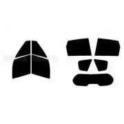 For Renault Megane Scenic MPV 2003-09 Full Pre Cut Window Tint Kit Front & Rear
