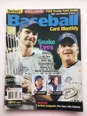 BECKETT BASEBALL~JAN 2002 ~ ARIZONA DIAMONDBACKS JOHNSON/SCHILLING ~ MAGAZINE