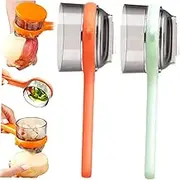 2PCS Double-Sided Stainless Steel Blade Peeling Knife with Storage Box, Vegetable Peeler, Multifunctional Vegetable Fruit Peeler with Container, Storage Type Peeler, Potato & Carrot Peeler (Mix)