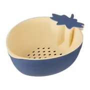 Drain Basket Double-Layer Strawberry-Shaped Drain Basket Fruit Vegetable Washing Storage Rack Kitchen Tools Gadgets