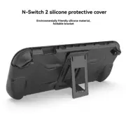 Silicone Case with Stand Non-Slip Full Cover Protective Case for Switch2