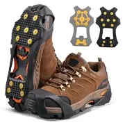 Ice Snow Cleats for Shoes and Boots,Walk Large(8.5-10 men/10-11.5 women)