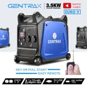 Gentrax GTX3500 Inverter Generator 3.5KW Remote Start Portable Camping RV Backup