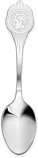 [Generic] 925 Sterling Silver Faceted Polished Laser Etched Engravable (back only) Boy Spoon Measures 82x20mm Wide Jewelry Gifts for Women