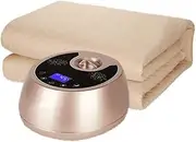 Electric Blanket Heated Heated Throw Blanket/Heated Blanket Queen Size/Heated Mattress Pad/Silent/Anti-Radiation/Water Circulation Heating/- Fits Full/Double Size