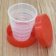 Thermoses & Cups 4pcs 200ml Fashionable Outdoor Activity Using Plastic Portabel Folding Dringking Cup Thermoses & Cups