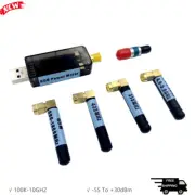 USB 100K-10GHZ RF Power Meter V3.0 -55 To +30dBm 9 Attenuation Curves 0.96"