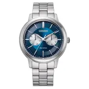 Citizen Eco-Drive Blue Dial Stainless Steel Men's Watch [BU4030-91L]