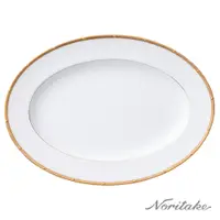 在飛比找PChome24h購物優惠-【Noritake】文藝復興金邊橢圓盤41.7CM