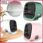 3 In 1 Desk Fan with Night Light Small Cooling Fan for Room Bedroom Office Desk