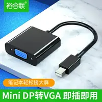 在飛比找樂天市場購物網優惠-mini DP轉VGA轉換器 蘋果air電腦雷電接口轉VGA