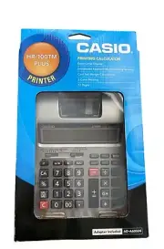 Casio Printing Calculator HR-100TM Plus Printer. New