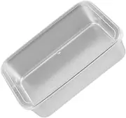 LABRIMP Deep Cake Mold Rectangular Baking Dish Covered Cake Pan Stainless Steel Mousse Mold