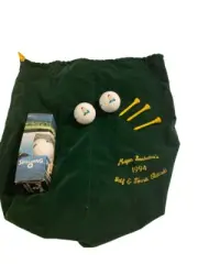 VINTAGE CADDY SACK BAG MAYOR LASHUTKA'S 1994 GOLF & TENNIS CLASSIC W/BALLS