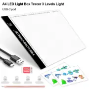 A4 Tracing LED Copy Board with USB-C Cable,Eraser,Pencil,Clips,Animal Drawings