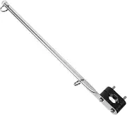 SUPVOX Marine Boats Flagpole Convenient Flag Holder Stainless Steel Flagpole Practical Yacht Boat Flag Support
