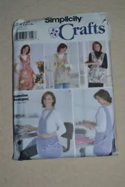 Simplicity 5313 sewing pattern, womens aprons, size S-XL