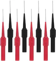 Veemoon 8pcs Set Multimeter Needle Probes Set for Accurate Electrical Testing Ultra Sharp Test Probes for Insulation Piercing and Wire Harness Diagnostics Durable and Versatile Design