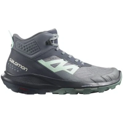 Salomon Outpulse Mid Gore-Tex Women's Hiking Boots, Ebony/Quiet Shade/Ebony, W9.