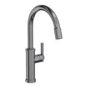 Newport Brass 3180-5113/30 Seager Pulldown Kitchen Faucet MIDNIGHT CHROME