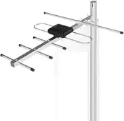 2025 Upgraded Outdoor TV Aerial - Long-Range Digital Antenna for 4K/1080P HD Reception, Optimized UHF/VHF Signals, Advanced Weatherproof Design, Easy Attic or Outdoor Installation, 26.25ft High-Qualit