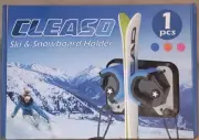 CLEASOMulti-Purpose Wall Mount Rack for Snowboard Ski Skateboard Space Saver