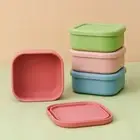 Microwave Silicone Lunch Box Simple Portable Lunch Box Home