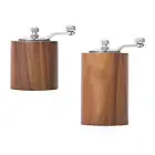 Manual Coffee Bean Grinder Professional Adjustable Portable Wooden Mill Coffee