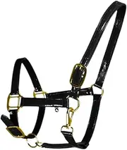 ＫＬＫＣＭＳ Horse Halter Horse Rope Training Halter Adjustable Microfiber Leather for Pasture