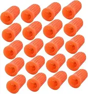 VINTORKY 20pcs Glue Bottle Nozzle Caps for Eyelash Extensions Precision Glue Piercing Needles for Salon Home Use Replacement for Easy Application