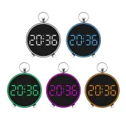 Colorful Digital Alarm Clock with Large 4.4" Display Temperature Date Display
