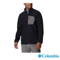 在飛比找PChome24h購物優惠-Columbia哥倫比亞 男款- 柔暖刷毛外套-黑色 UAE