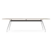 DD Apollo Polished Steel Base Boardroom Table