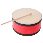 Hand Held Drum with Mallet, Rhythmic Percussion Instrument for Music Lovers or